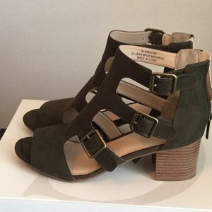 Cato shoe low heel open toe size 7